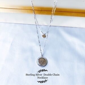 COPY - Sterling Silver Double Chain Necklace